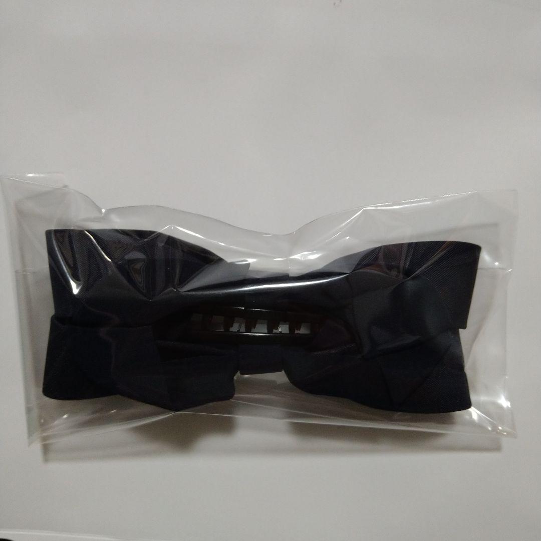 【新品】コンプレックスビズ♥バナナクリップ　プレーンリボン✧ネイビー