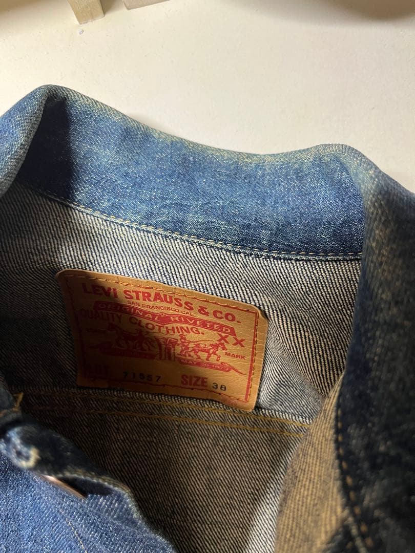 Levi's デニムジャケット インディゴ　71557 38 日本製