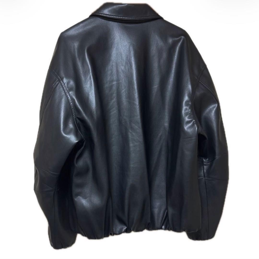 ZARA フェイクレザーボンバージャケット M