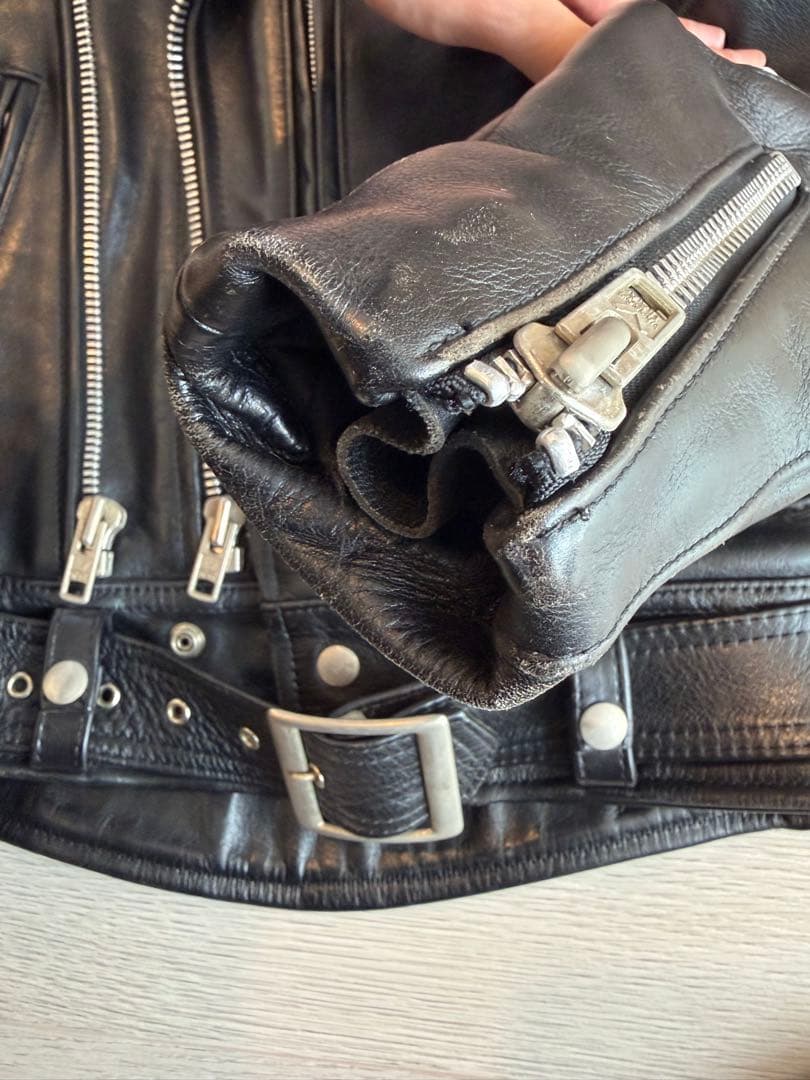 VANSON バンソン ダブルライダース レザージャケット USA製 サイズ34