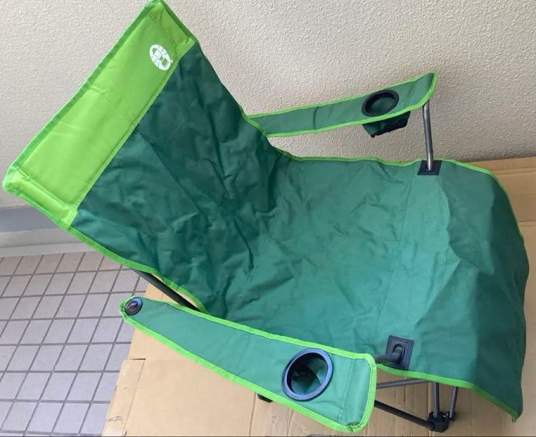 【美品】Coleman コールマン イージーリフトチェアST（グリーン）
