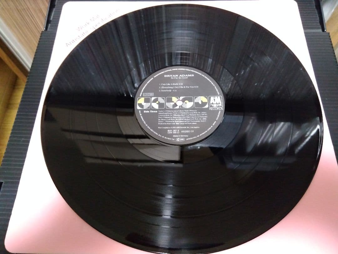So Far So Good ブライアン アダムス LP