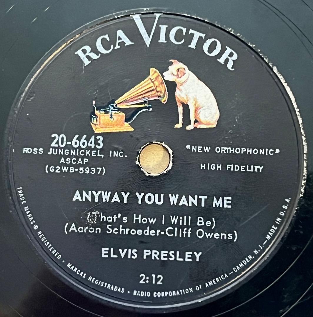 ELVIS PRESLEY - LOVE ME TENDER オリジナル78