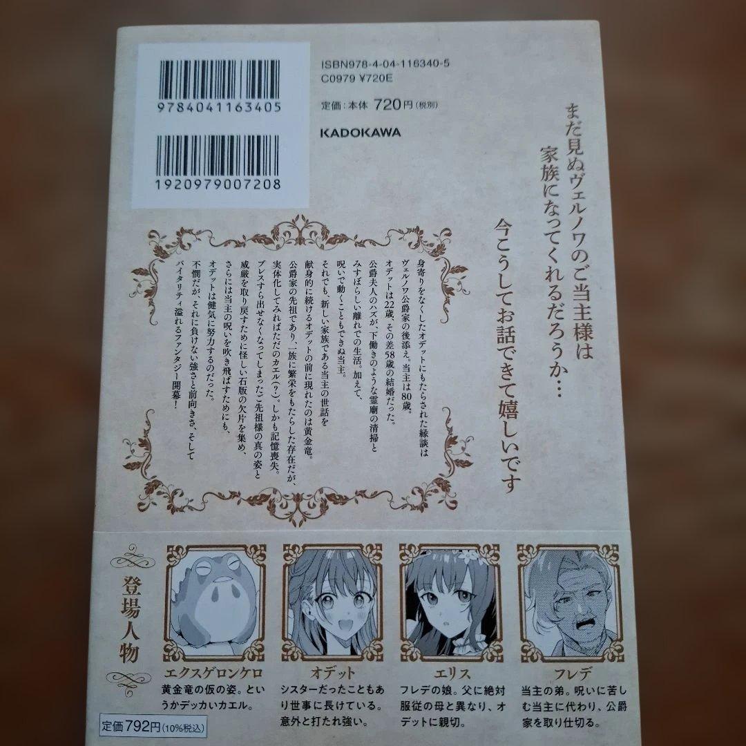 墓守妻と黄金竜 はめられた花嫁ですが、ご先祖様が助けてくれるようです (1)