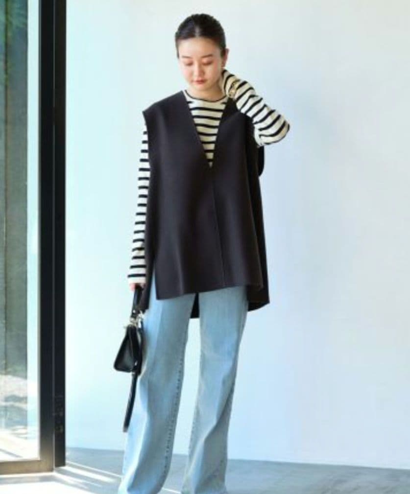 22AW 新品未使用 IENA ダブルフェイスデザインベスト