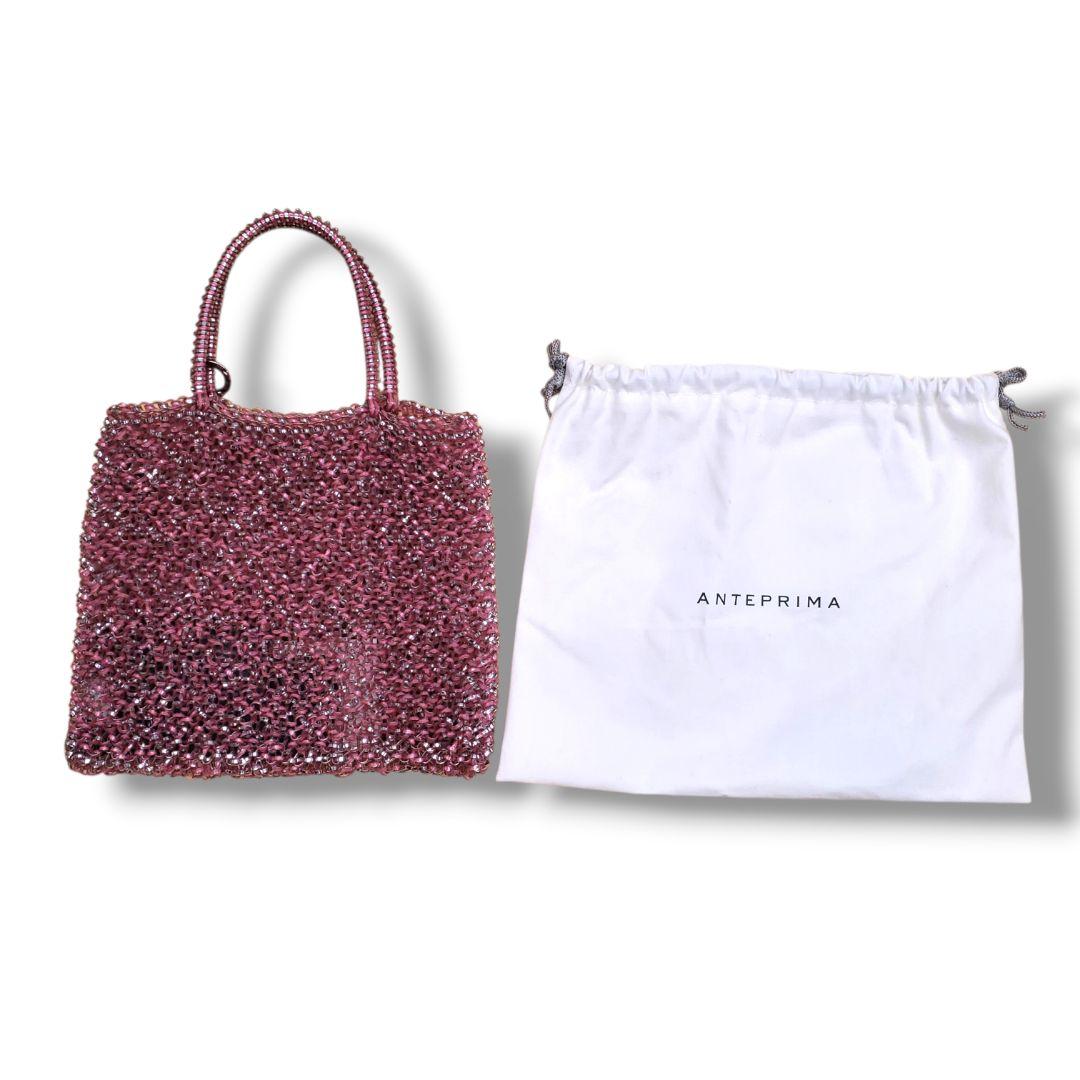 アンテプリマ、ワイヤーバッグ ANTEPRIMA シルバーピンク