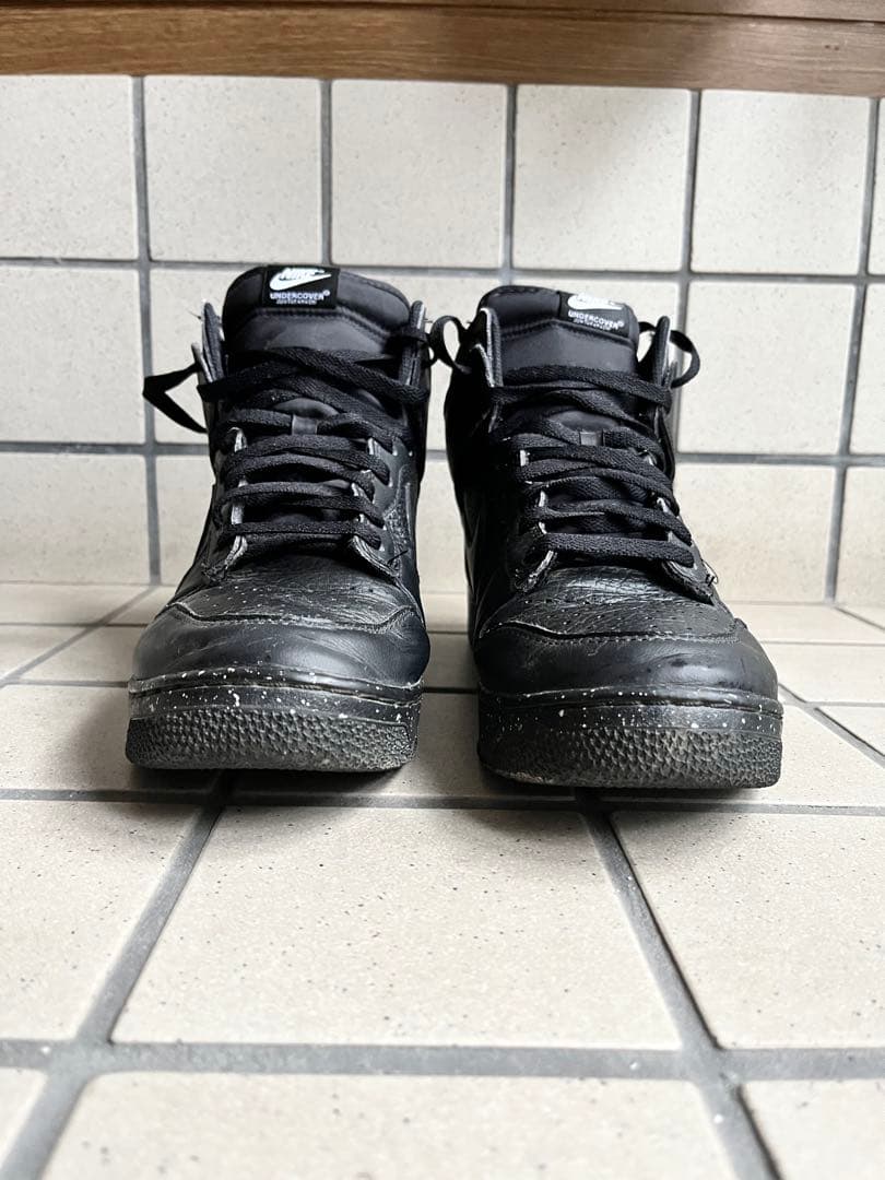 28cm UNDERCOVER ナイキダンクハイ1985 ブラック
