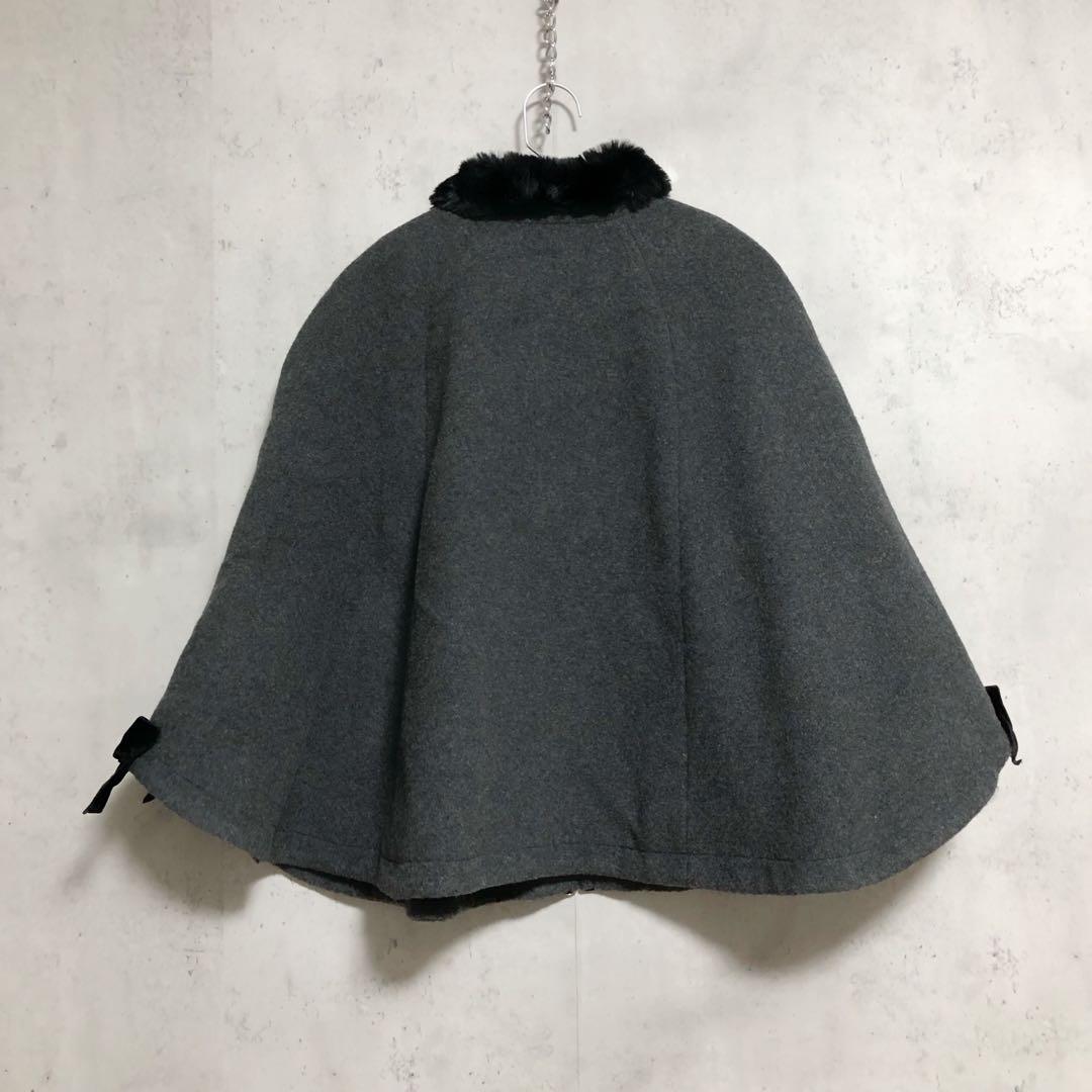 エムズグレイシー M'S GRACY Ribboned Poncho ポンチョ