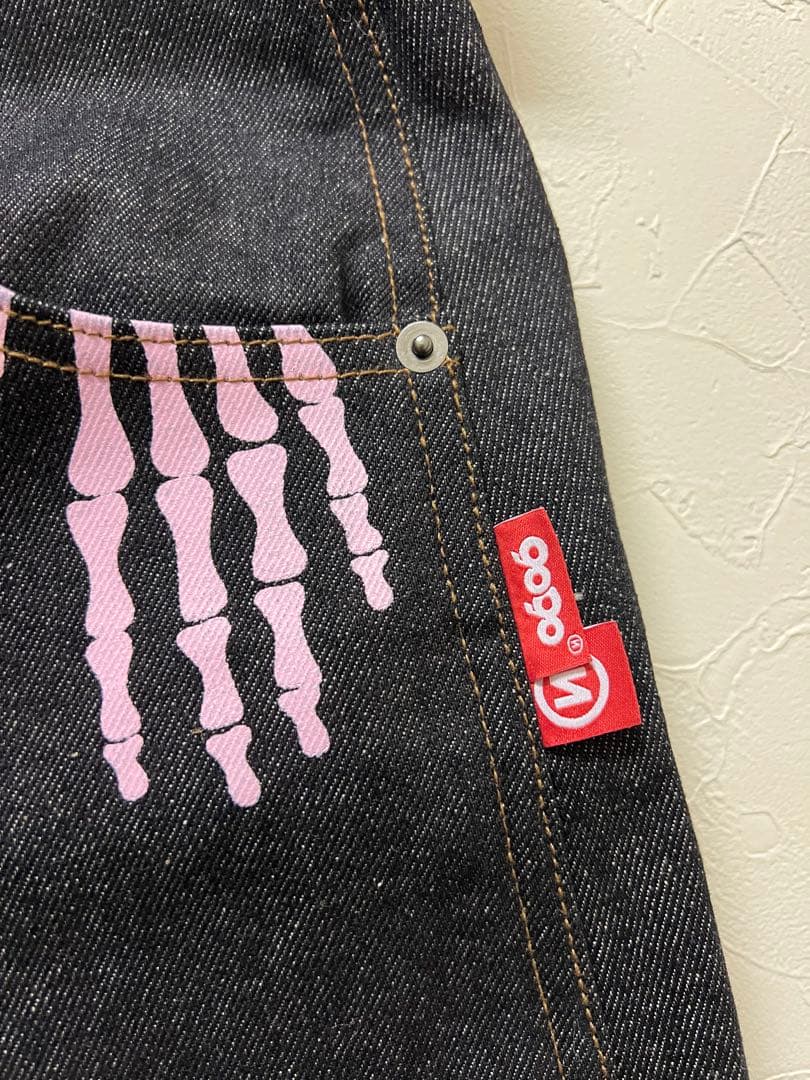 9090 Bone Rigid Denim Pants　デニム ピンク