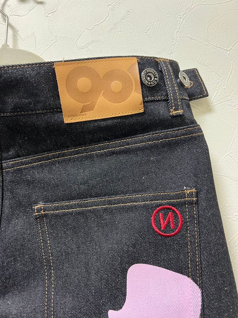9090 Bone Rigid Denim Pants　デニム ピンク
