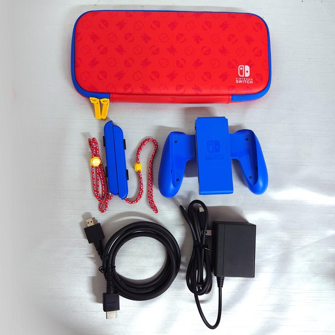 Nintendo Switch 一式 マリオレッド×ブルー モデル 箱付き