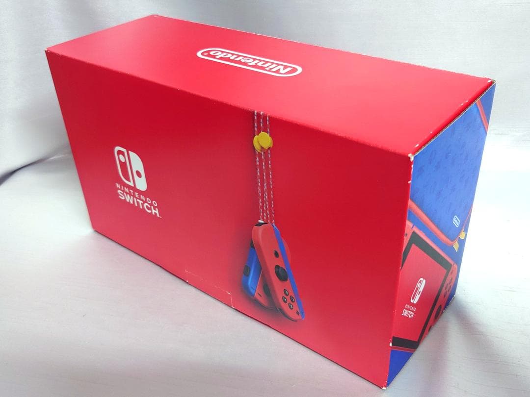 Nintendo Switch 一式 マリオレッド×ブルー モデル 箱付き
