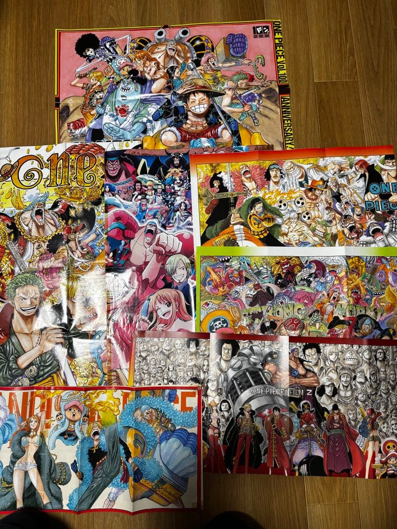 ONE PIECE グッズ　ジャンプ巻頭カラー表紙&イラストセット