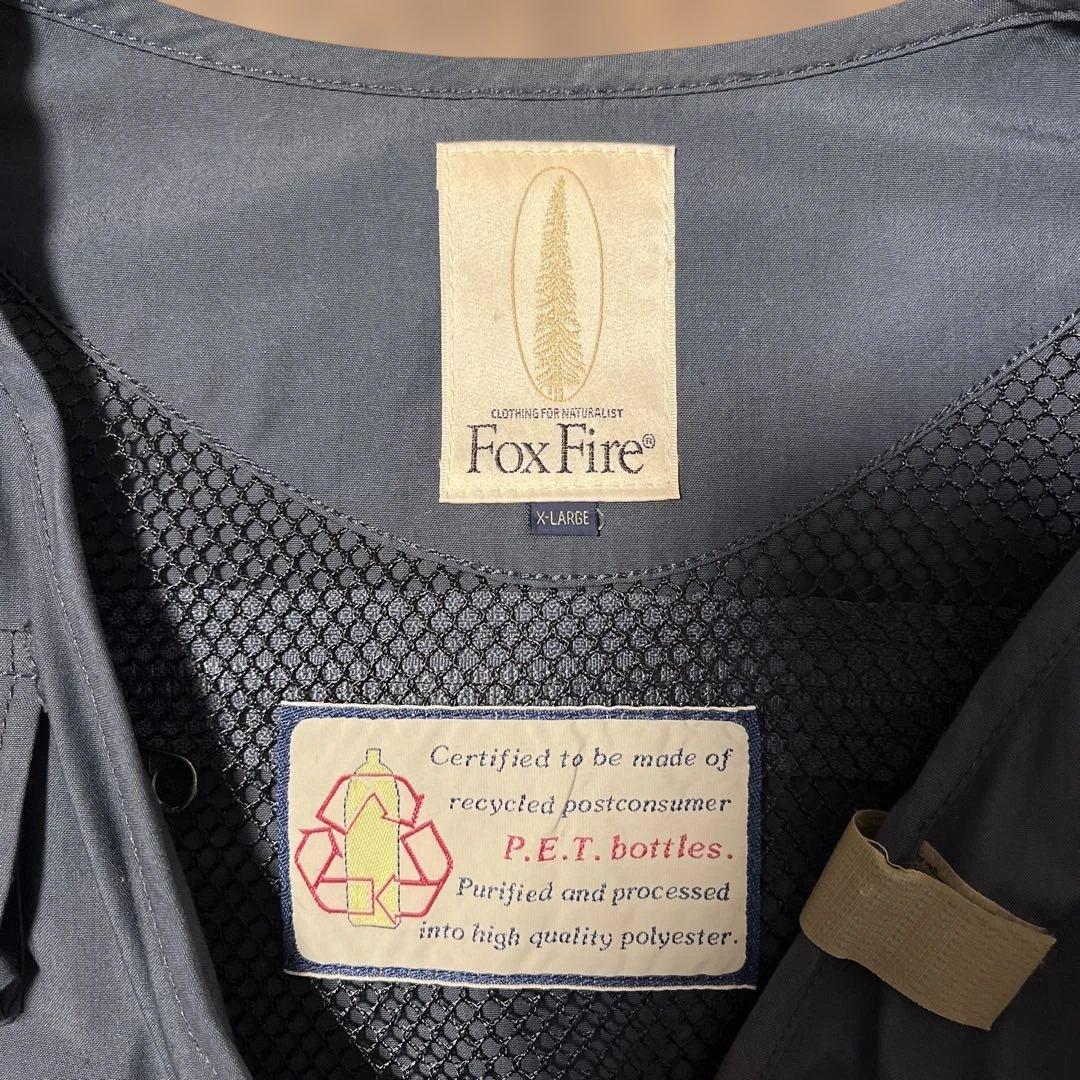 FoxFire フィッシングベスト 紺色