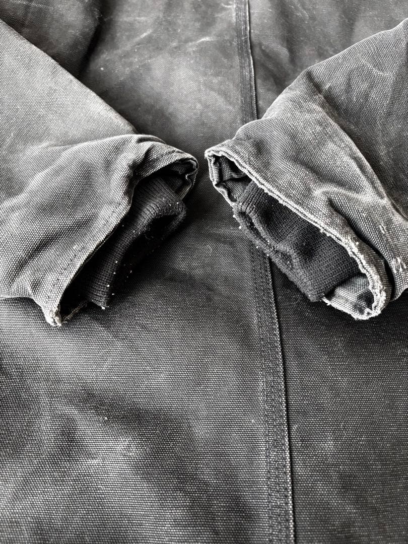 Carhart トラディショナルジャケット USA製 40 黒 ダック フェード