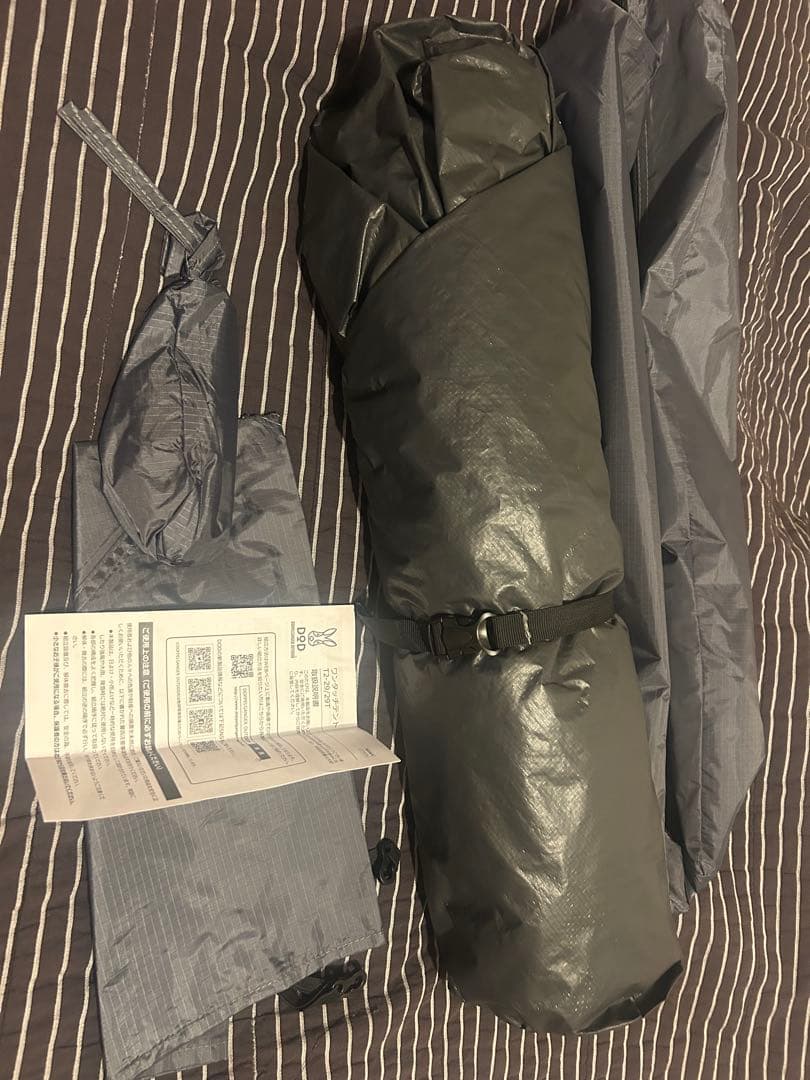 新品未使用DODのワンタッチテントT2-29オレンジ/グレー
