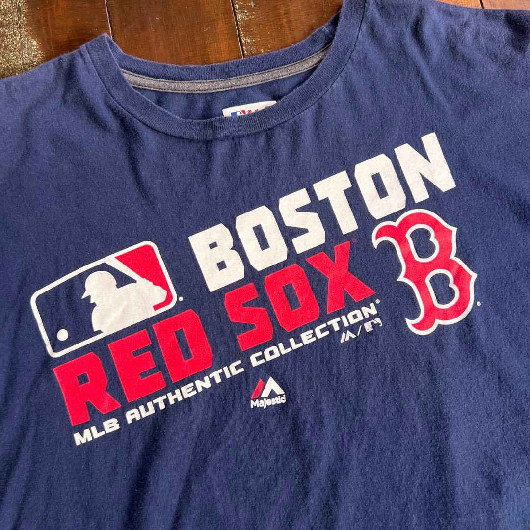 大人気！！【Majestic マジェスティック】MLB レッドソックス Tシャツ