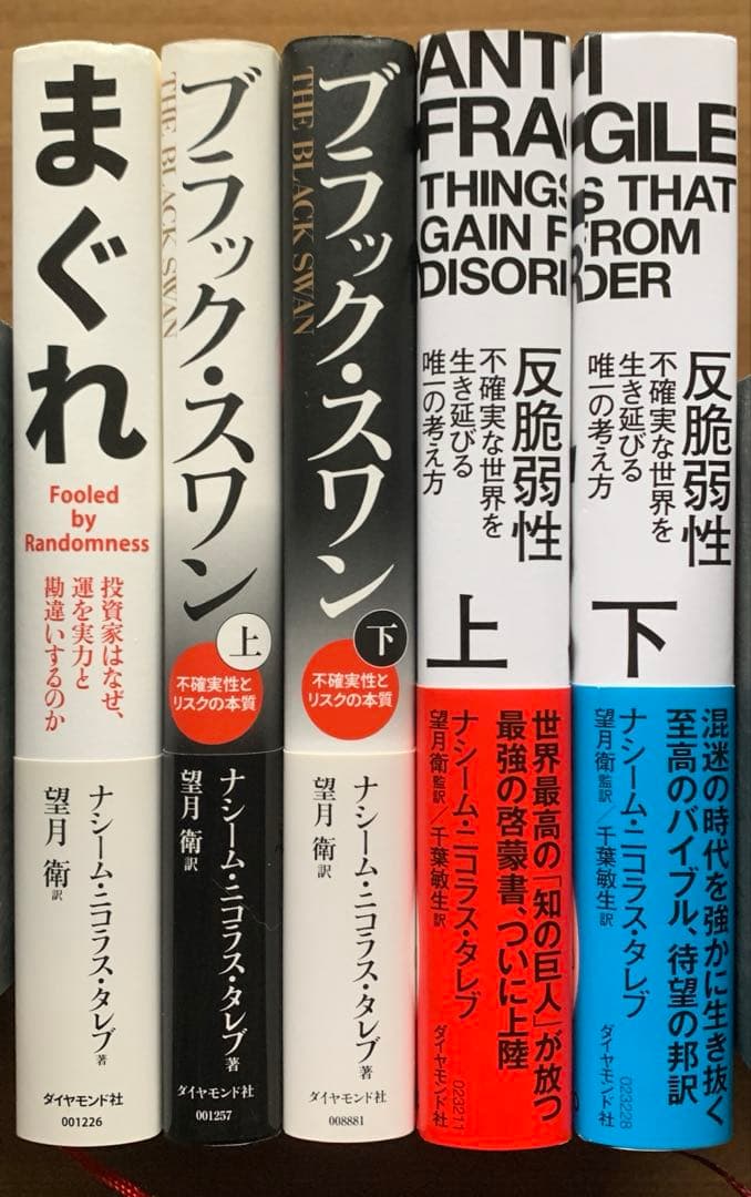 まぐれ |ブラック・スワン〈上下〉|反脆弱性〈上下〉/ナシーム・ニコラス・タレブ
