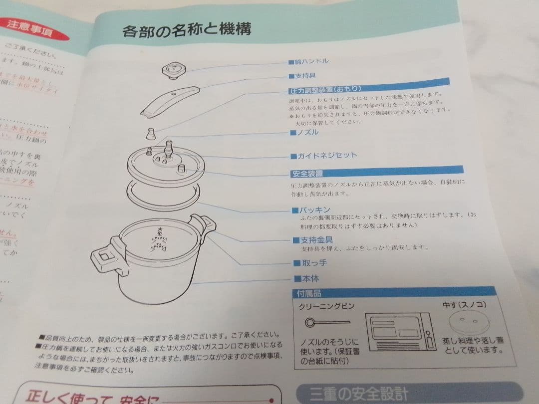 未使用 理研 圧力鍋 6L 1升 RSK-60 (RNP-60) アルミ 両手鍋