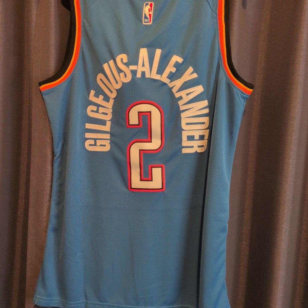ლ*♡様 NBA サンダー SGA ユニフォーム ジャージ