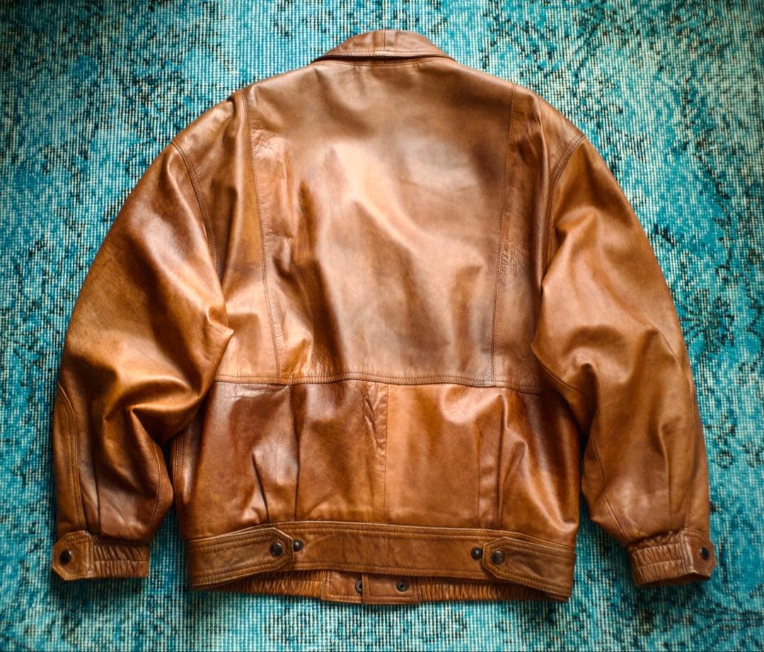 ジャケット・アウター 70s 80s EURO tirolean design leather JKT
