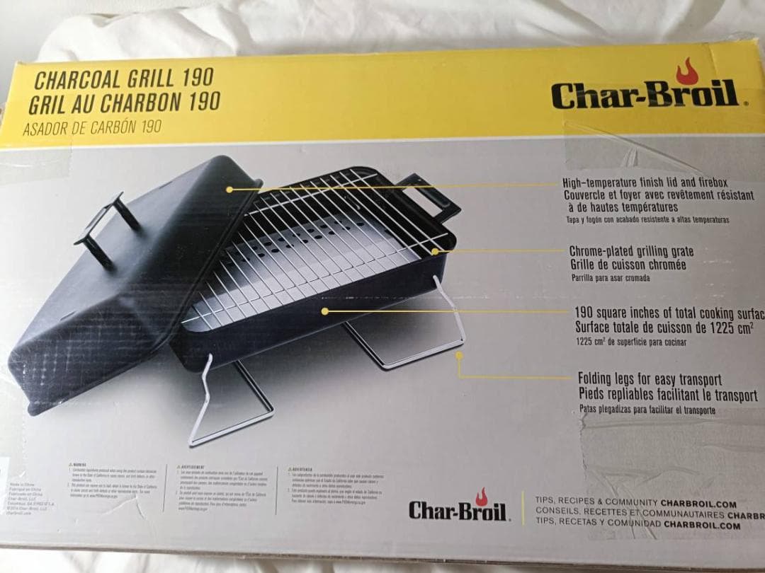 【新品未使用】Char-Broil Charcoal Grill 190