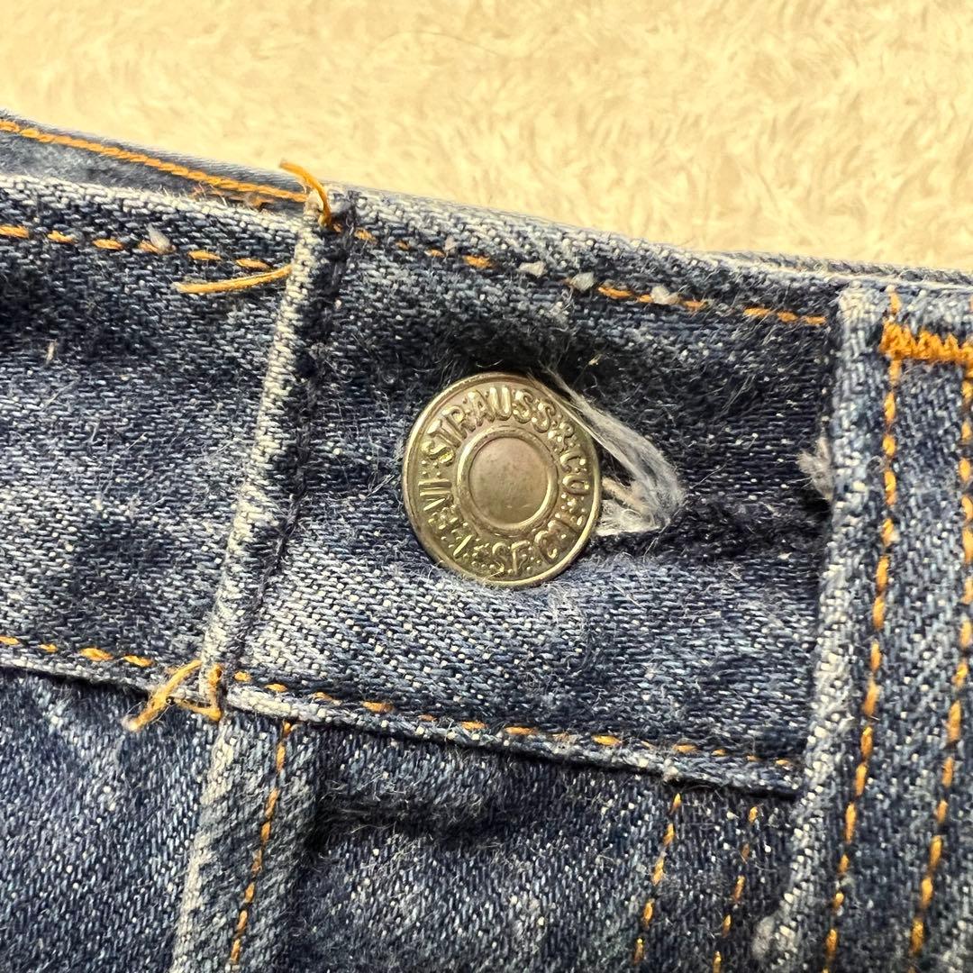 濃紺 80s リーバイス 501 USA製 ハチマル デニムパンツ ヴィンテージ