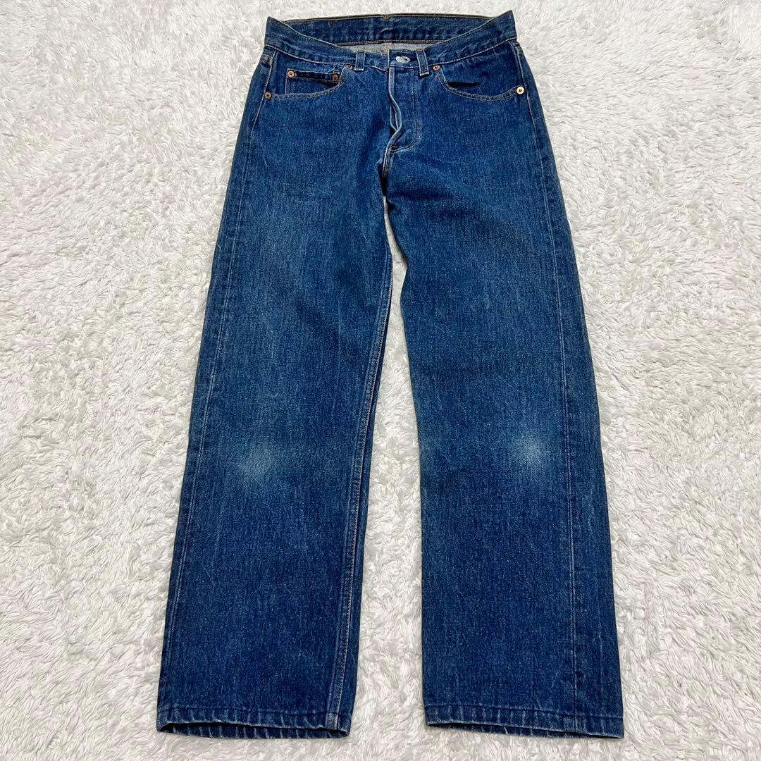 濃紺 80s リーバイス 501 USA製 ハチマル デニムパンツ ヴィンテージ