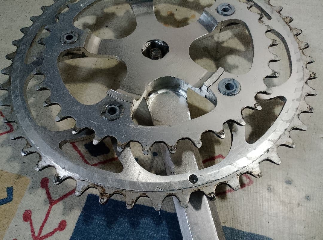 クランクセット Shimano 600 48/36T 165mm