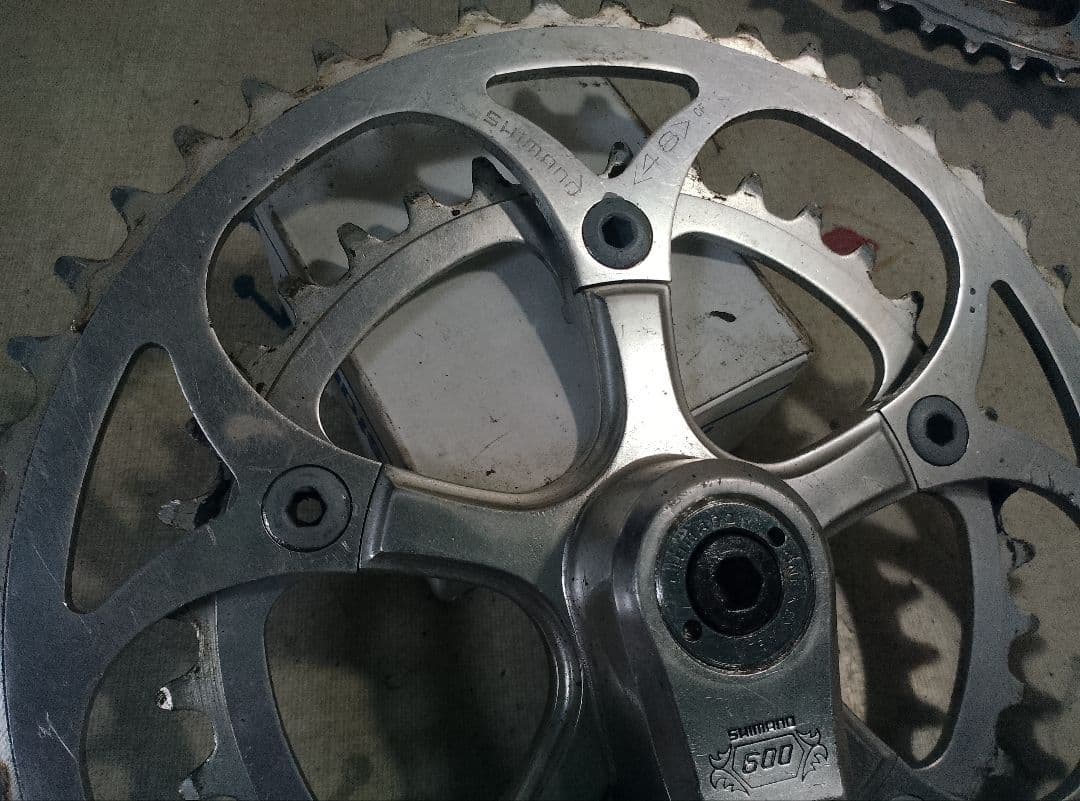 クランクセット Shimano 600 48/36T 165mm