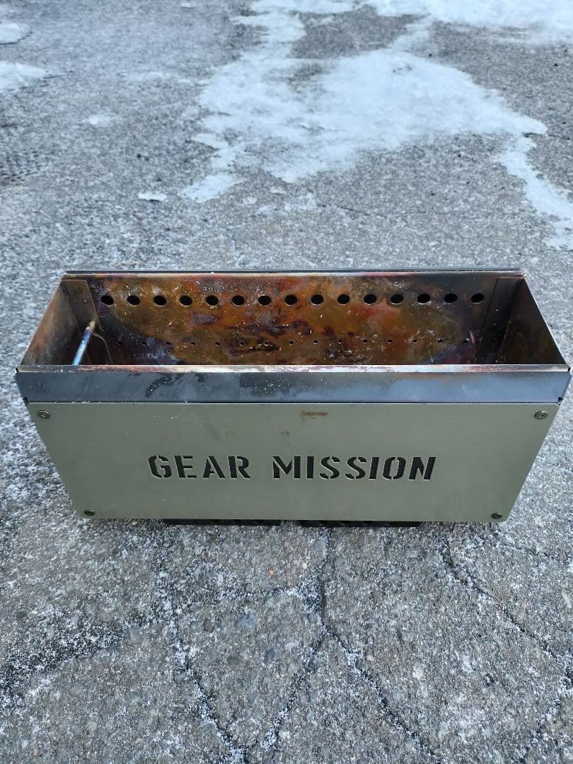 【美品】トヨトミ GEAR MISSION 焚き火台 オリーブ BF-GM1