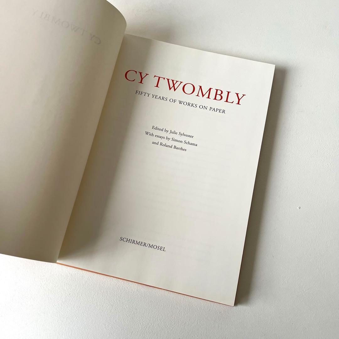 【美品】 CY TWOMBLYサイ・トゥオンブリ 作品集