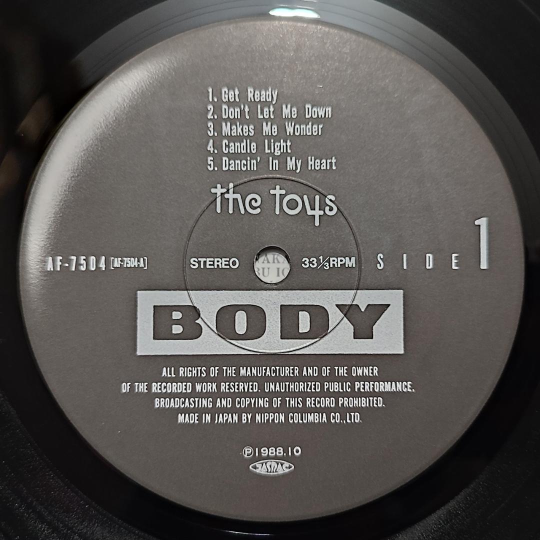 【極美】LP トイズ（本田恭章）/ The Toys 1988