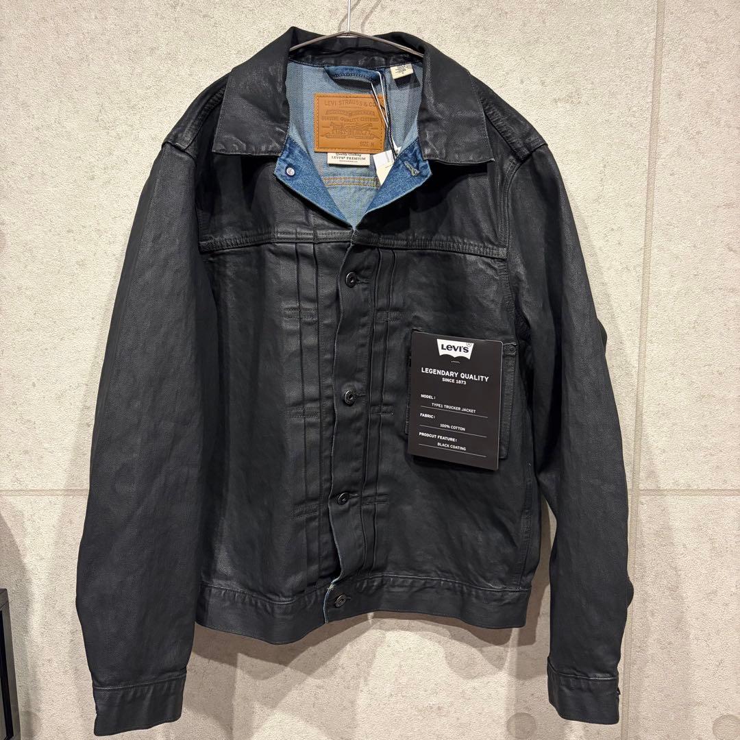 Levi's BIOTOP TYPE 1 TRUCKER BLACK Mサイズ