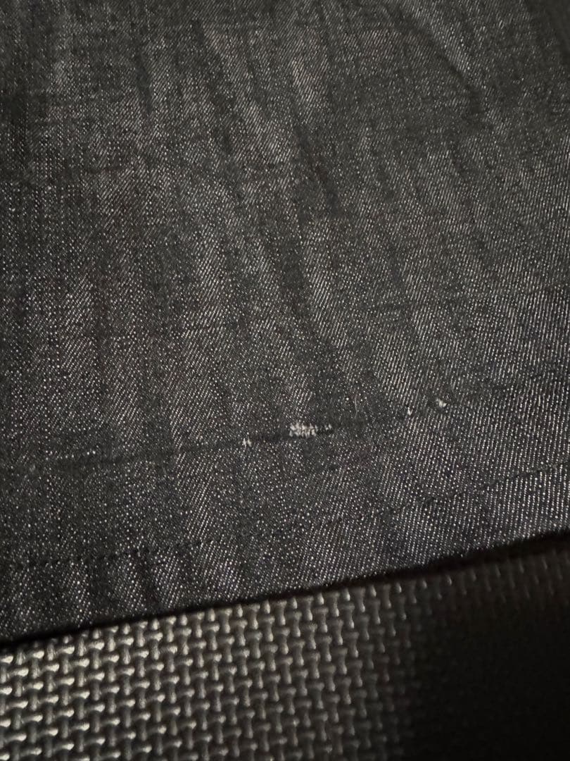 パンツ 9/s project BUTTON FLY DENIM - BLACK