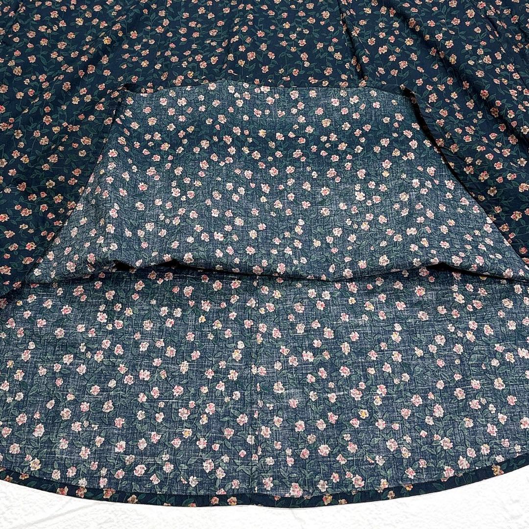 ✨美品✨パラスパレス　千日紅　フリル襟　ローンワンピース　3　日本製　ロング