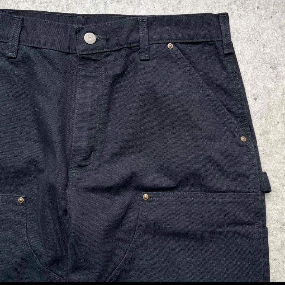 Carhartt カーハート ダブルニー ダックパンツ 34×30 ブラック
