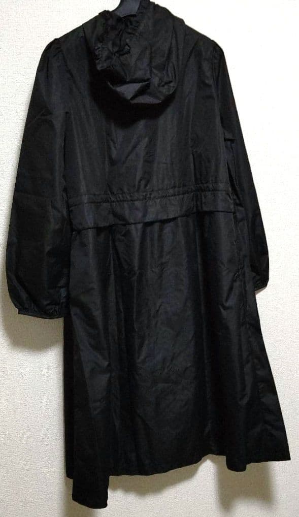新品タグ付き M'S GRACY レインコート 収納ケース付き 黒