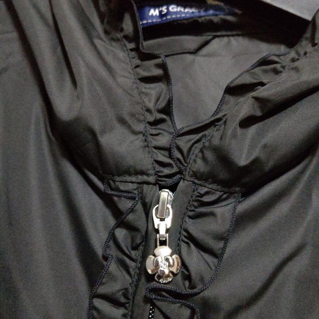 新品タグ付き M'S GRACY レインコート 収納ケース付き 黒
