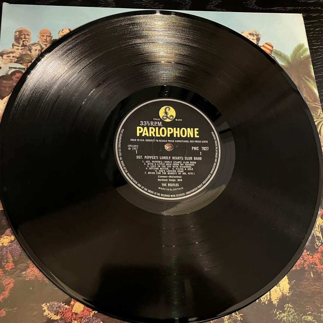 【美品】BEATLES SGT.PEPPERS MONO レコード　初期盤