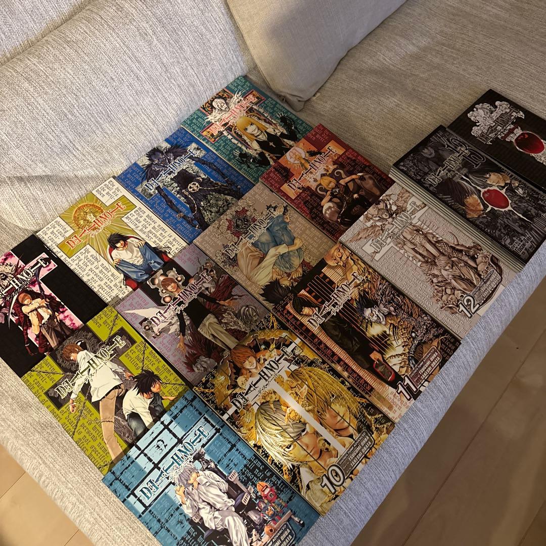 DEATH NOTE デスノート 英語版全巻＋箱付き 収納 BOX