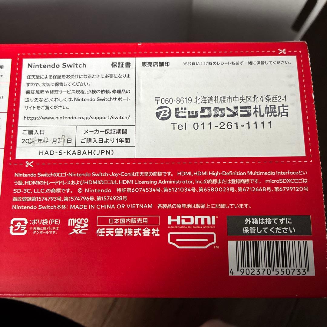 Nintendo Switch 本体 ネオンカラーコントローラ2個