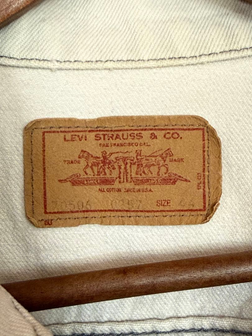 80s　Levi's　70506-0257　デニムジャケット　44 USA製