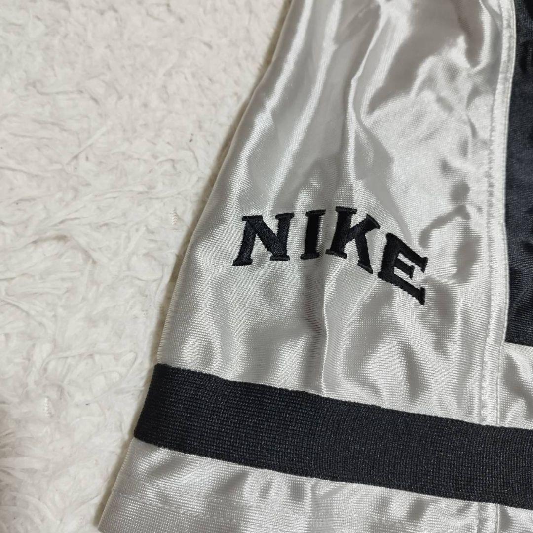 NIKE セットアップ 90s 白タグ バスケ ゲームウェア 黒銀