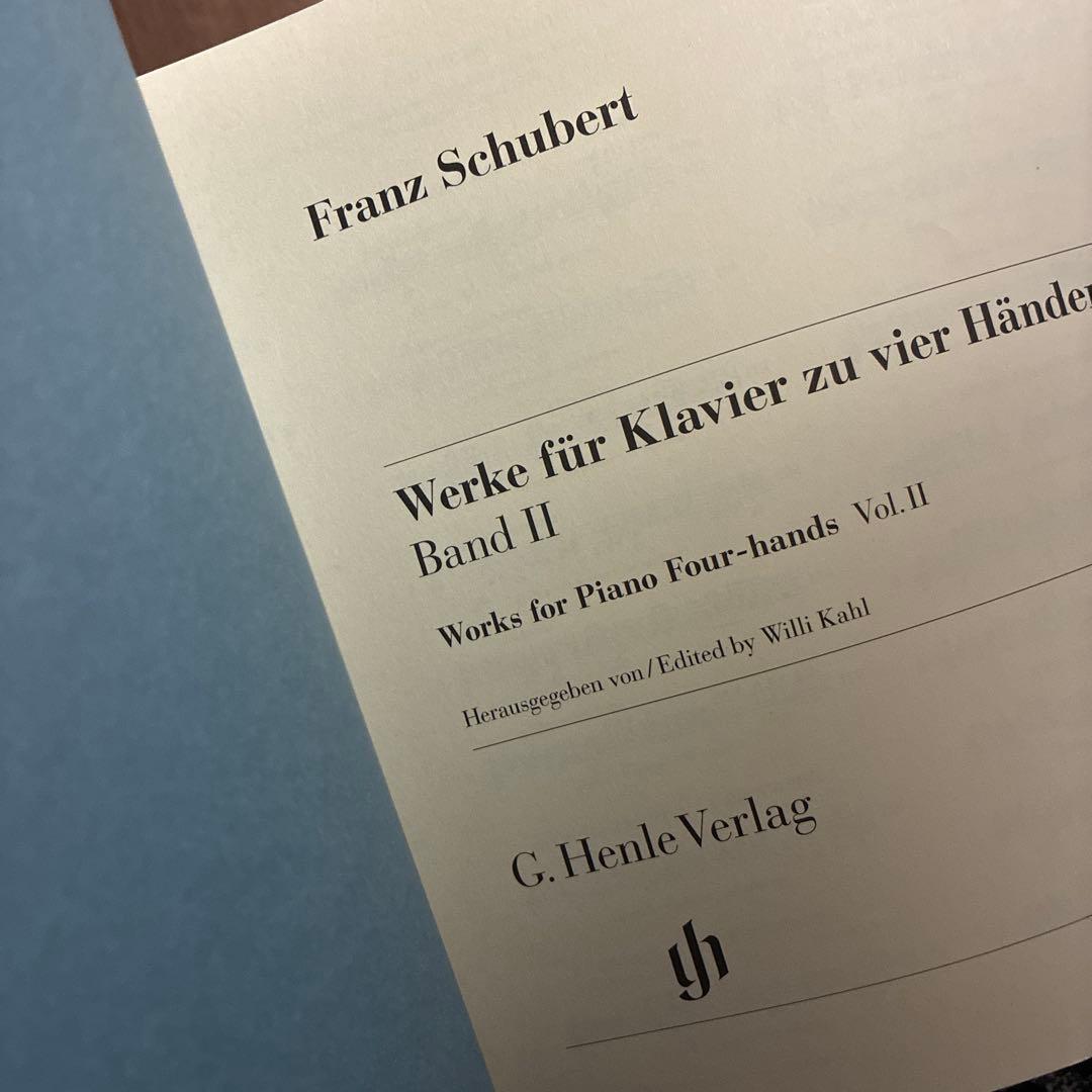 SCHUBERT/4手ピアノ作品集 第2巻