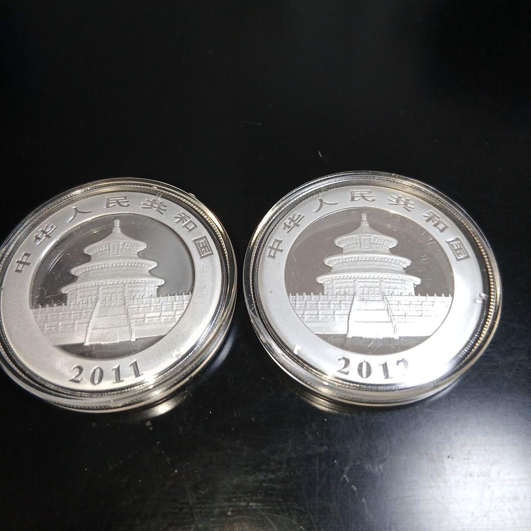 チ*イ様 パンダ銀貨１オンス2枚セット