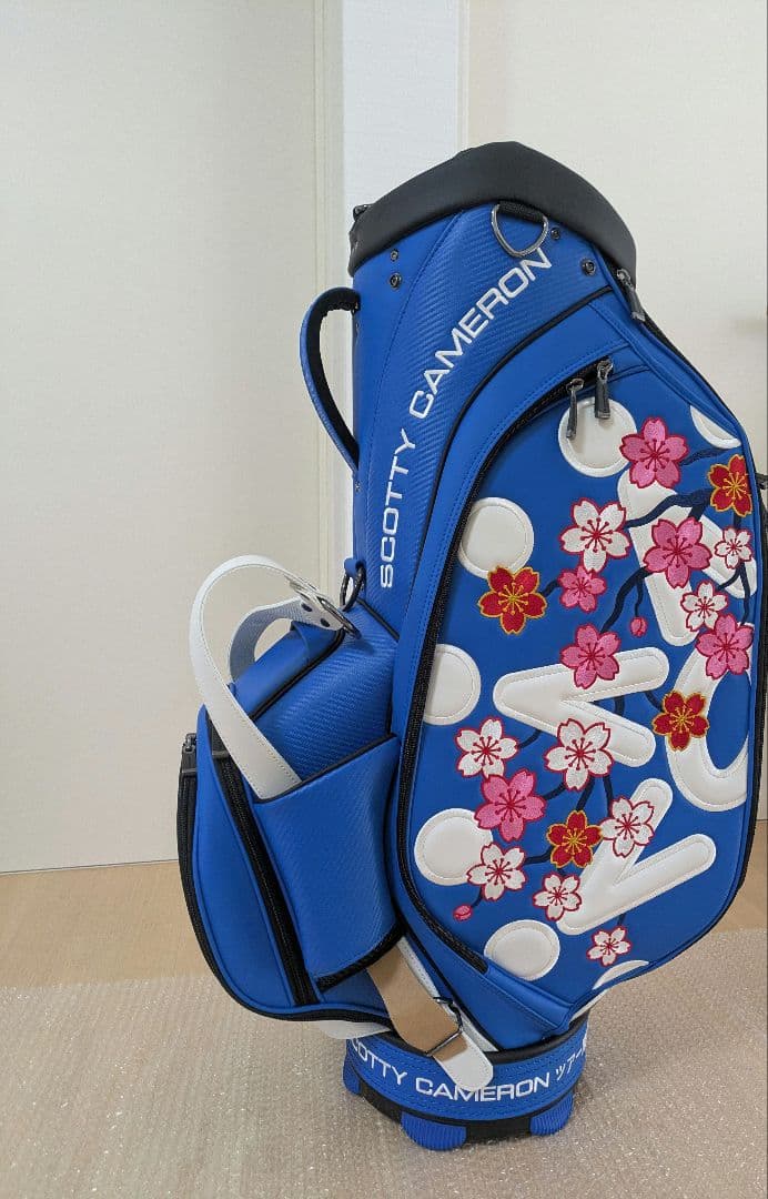 スコッティキャメロンフェスティバル限定 桜柄キャディバッグ+ヘッドカバー
