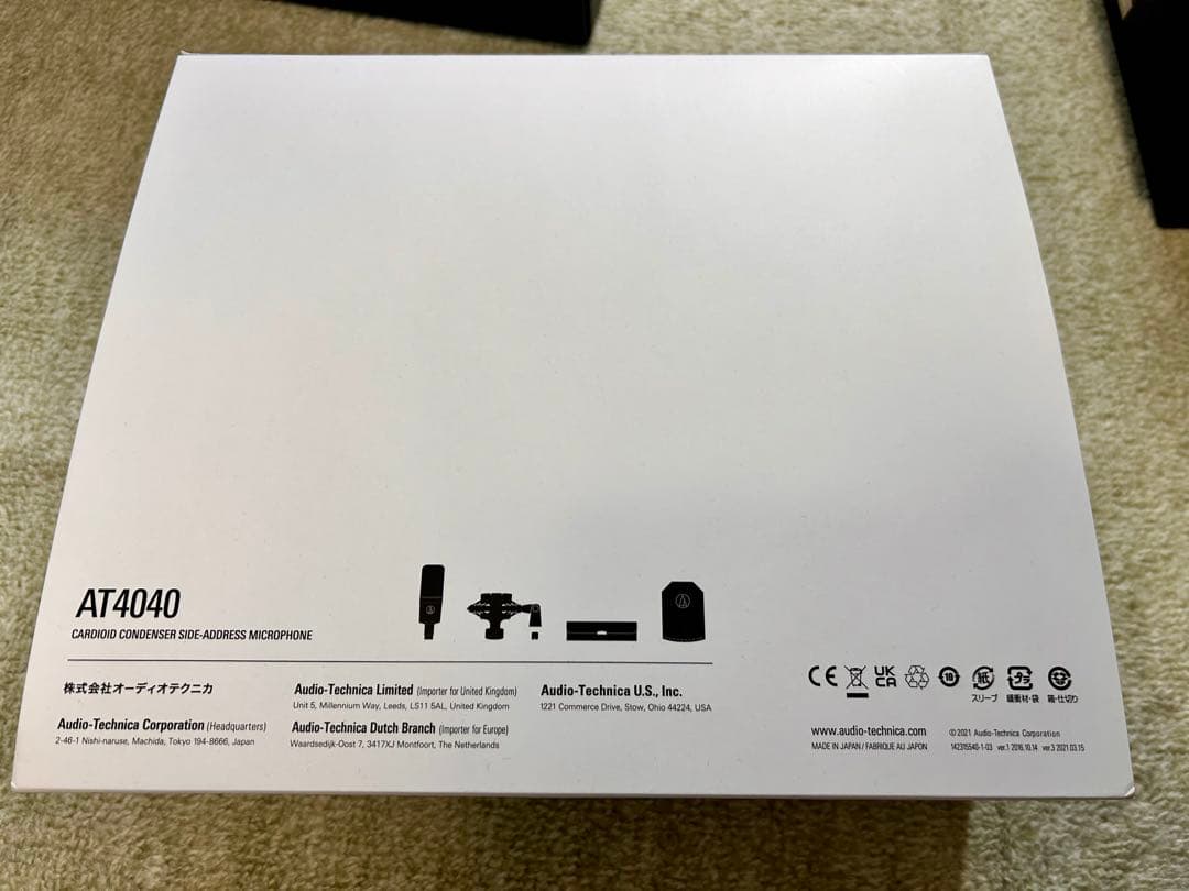 audio-technica AT4040 コンデンサーマイク（付属商品あり）