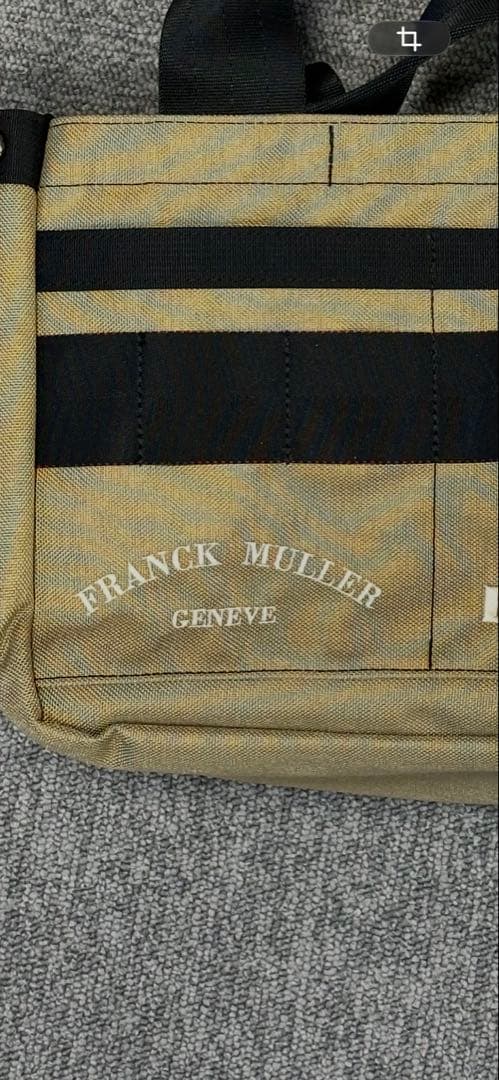 BRIEFING x FRANCK MULLER カートバック ベージュ