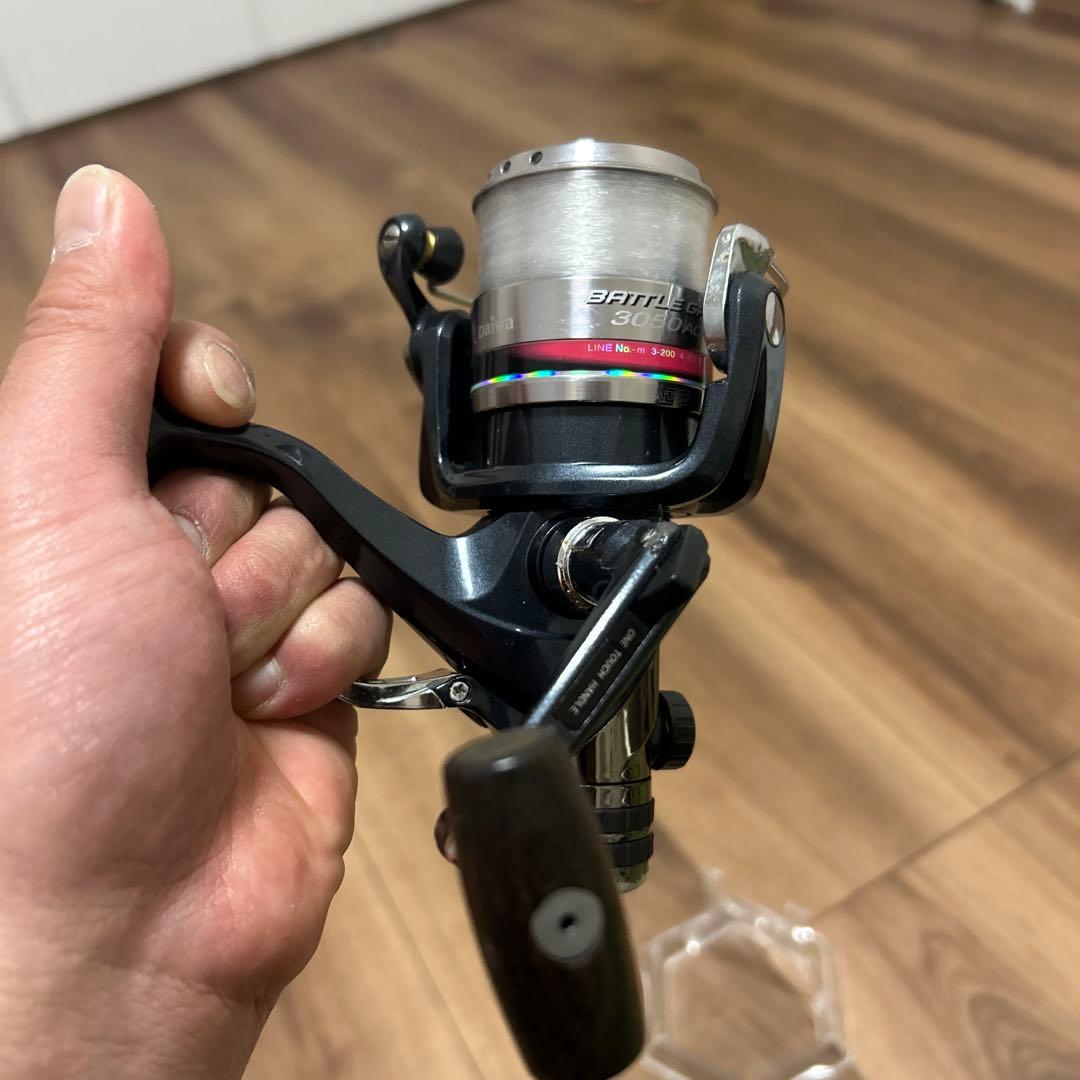 ダイワ　バトルゲーム　3050 アオリ　サンライン1.5号新品ナイロン付き